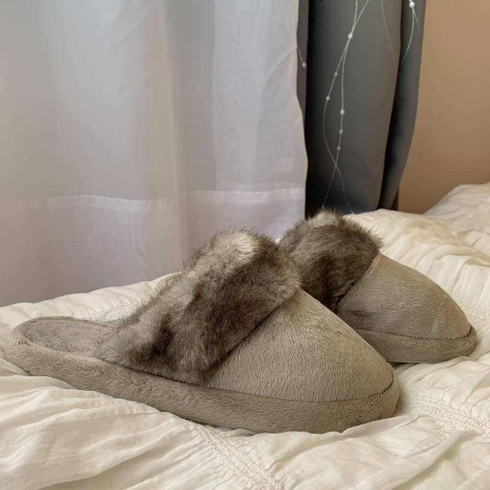 Cozy Pottery Barn Slippers
